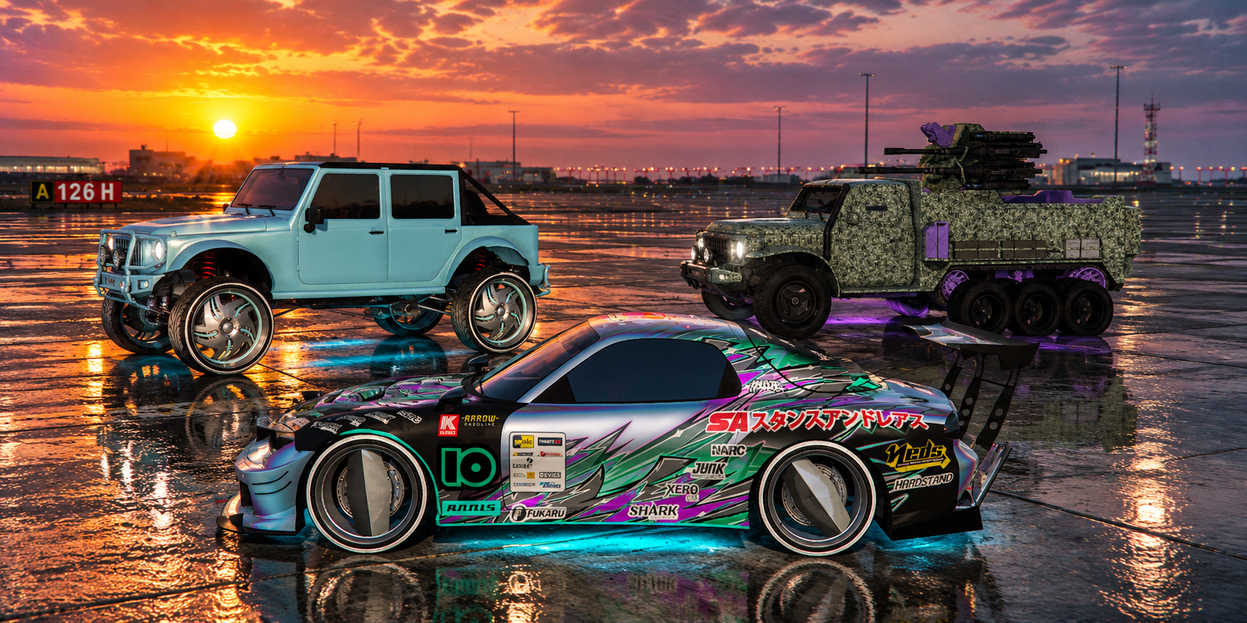 Modded Cars | Pack 7 | Custom Item | GTA Online | RLW
